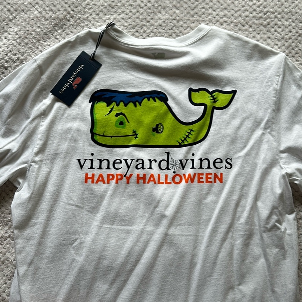 Vineyard Vines Halloween Long-Sleeve Pocket Tee NWT